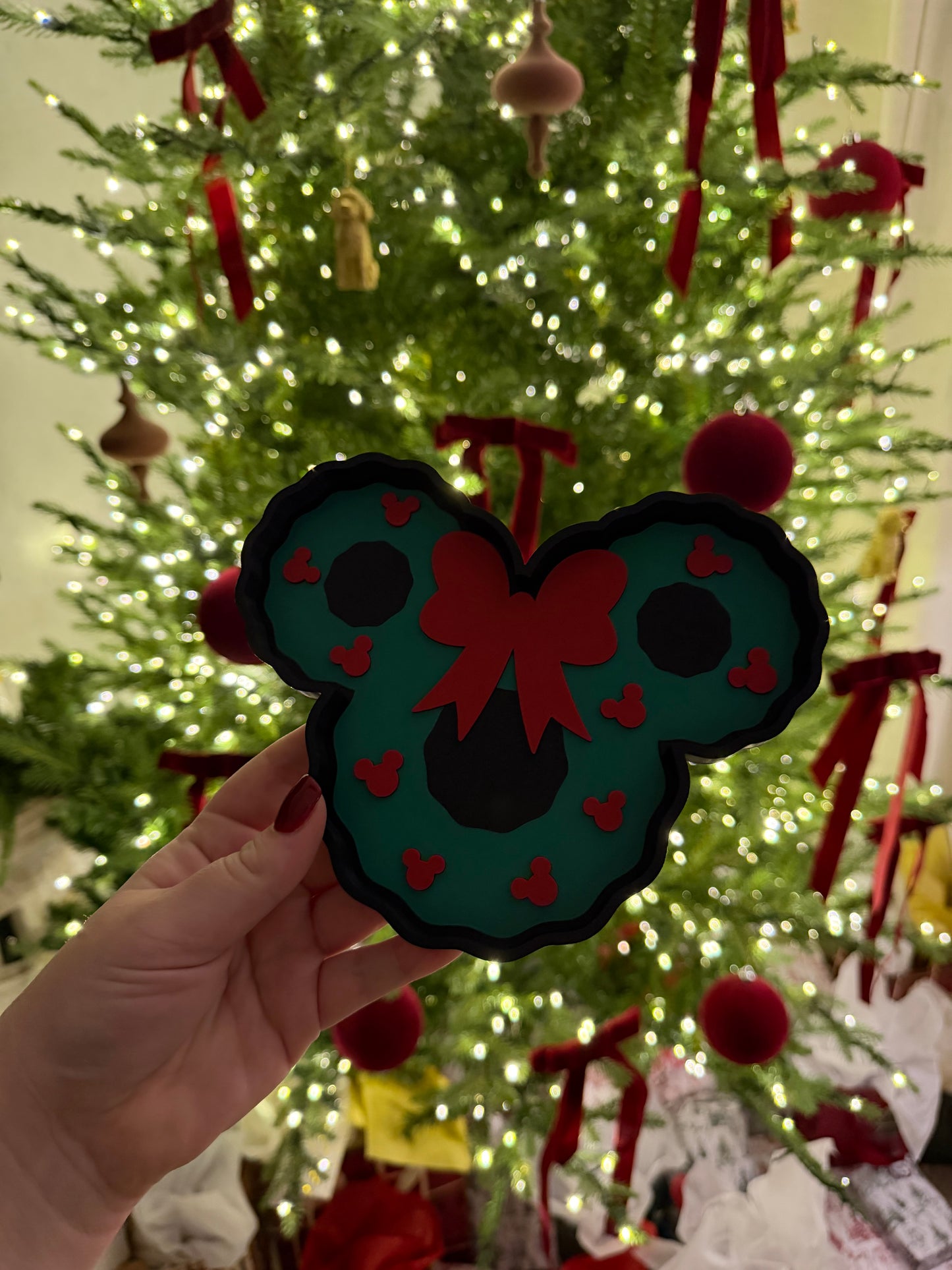 Mickey Wreath Trinket Tray