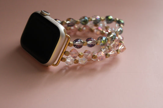 Crystal + Gold Apple Watch Band (38/40mm)