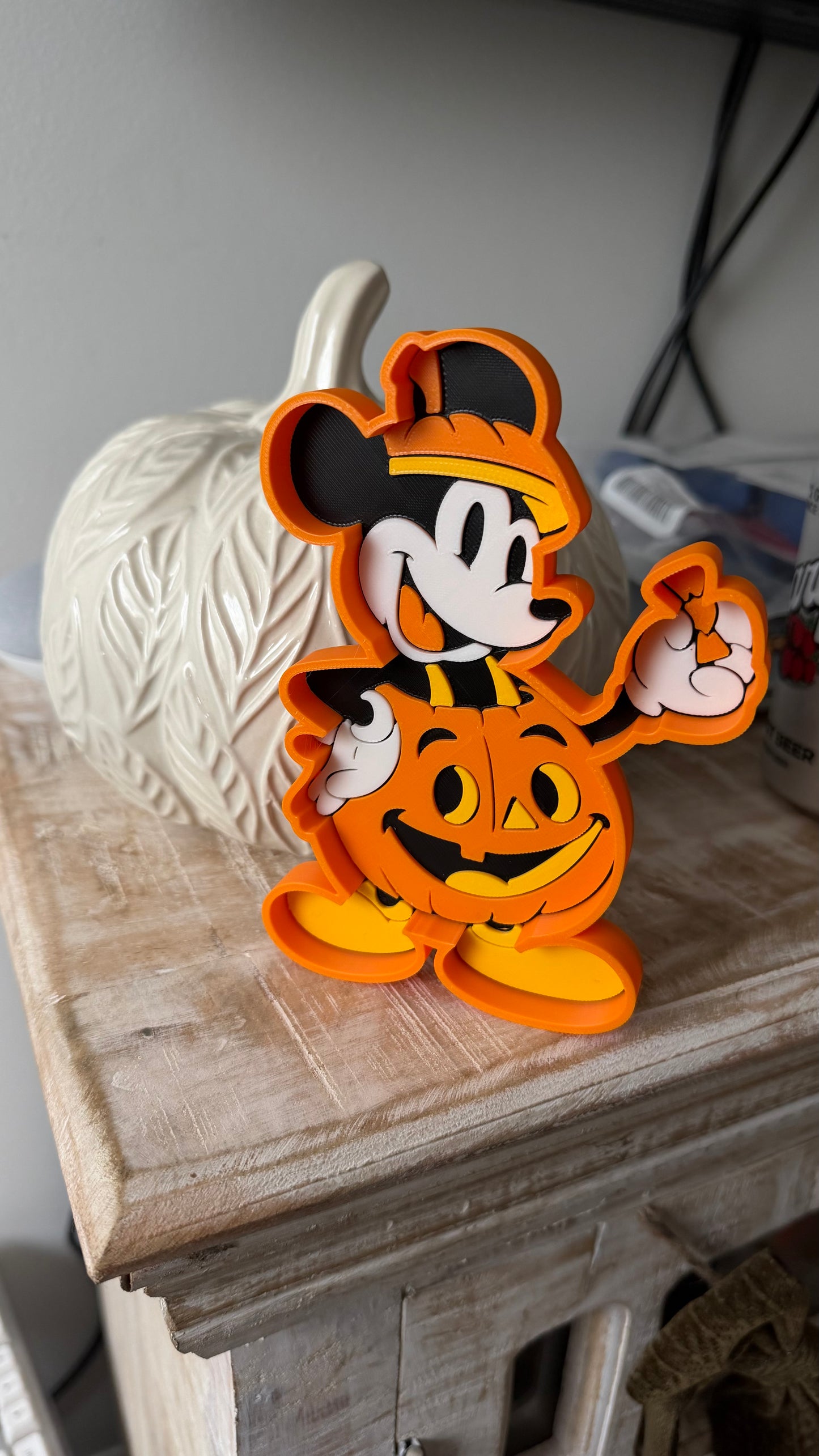 Vintage Mickey Halloween Mickey Tray/Stand