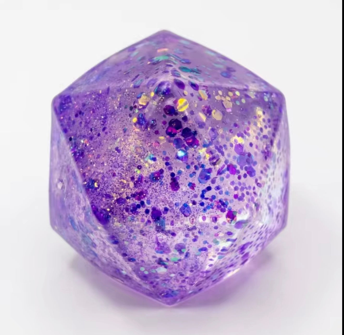 Geometric Glitter Squishy