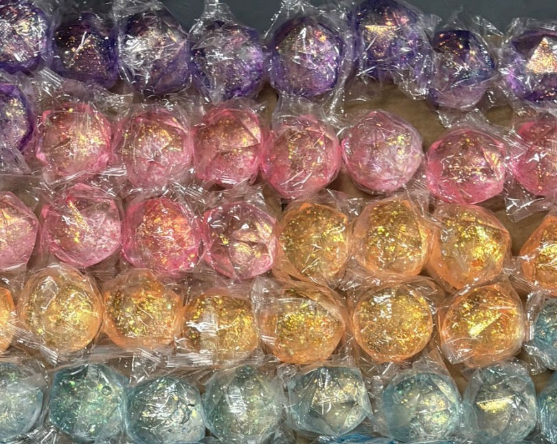 Geometric Glitter Squishy