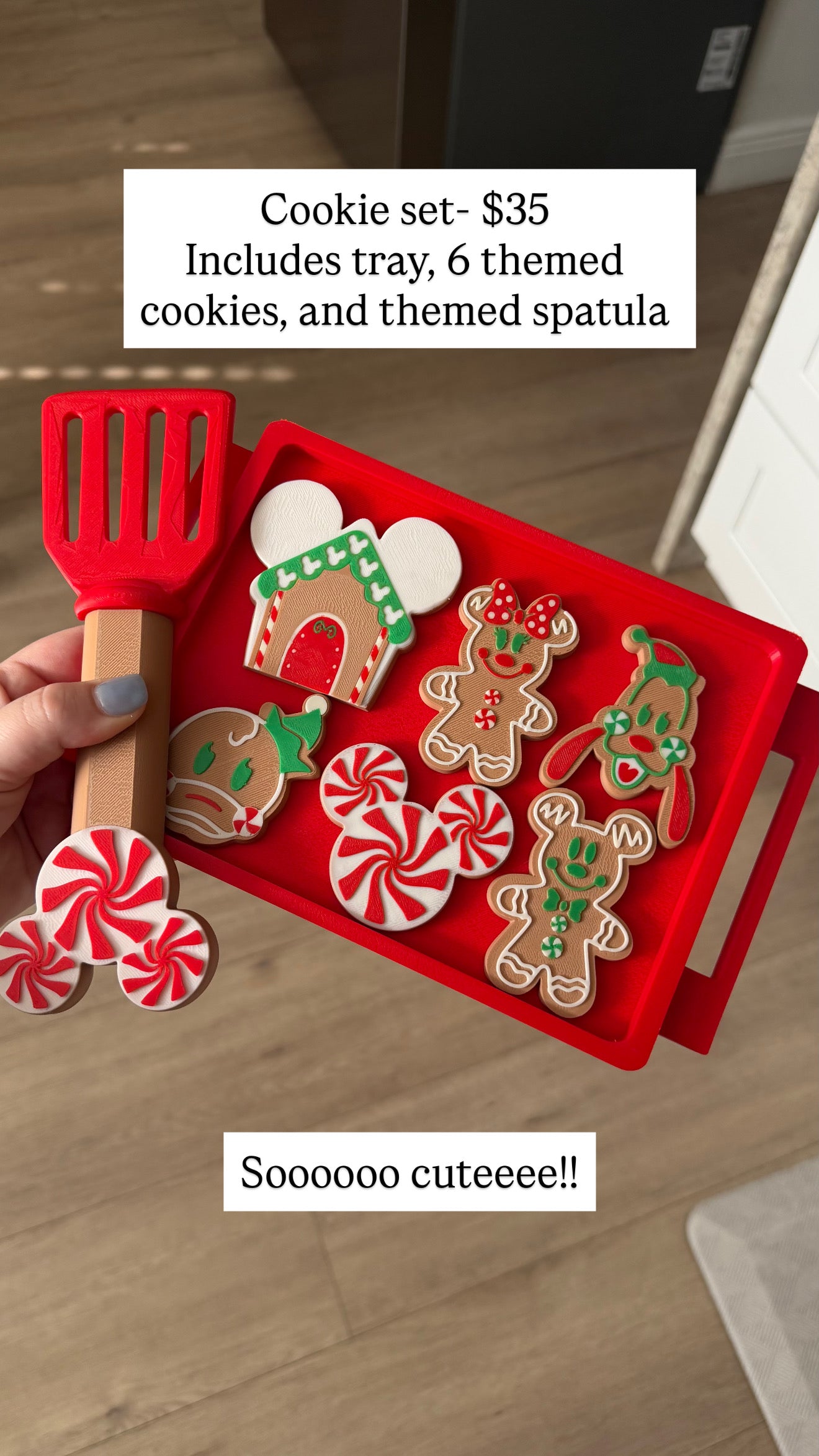 Holiday Magic Inspired Gingerbread Cookie Play Set