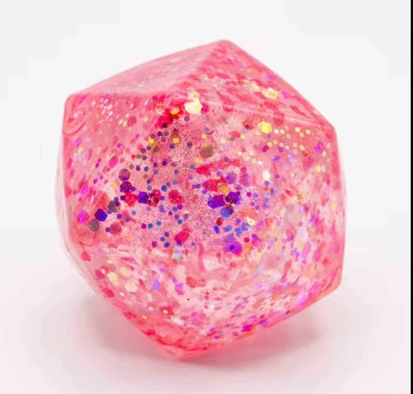 Geometric Glitter Squishy