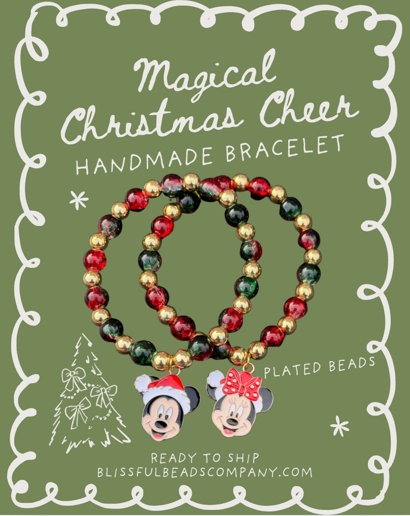 Magical Christmas Cheer Handmade Bracelet