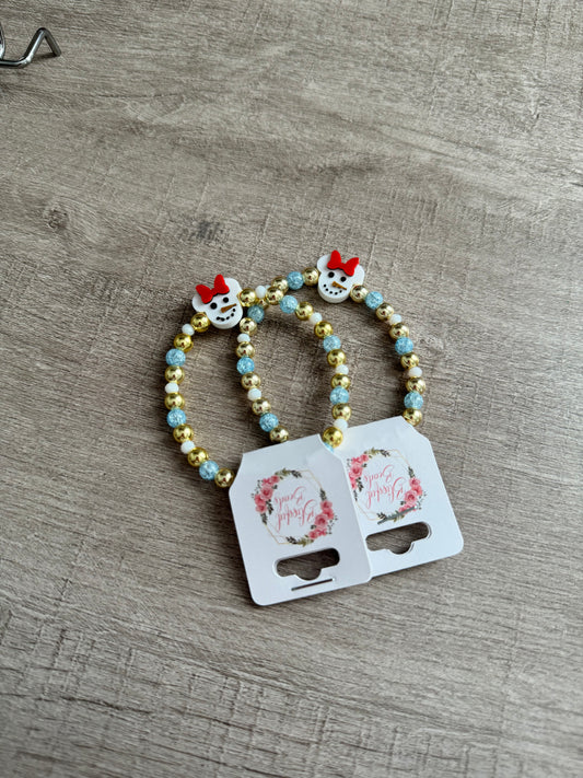 Mickey Snowmen Bracelet