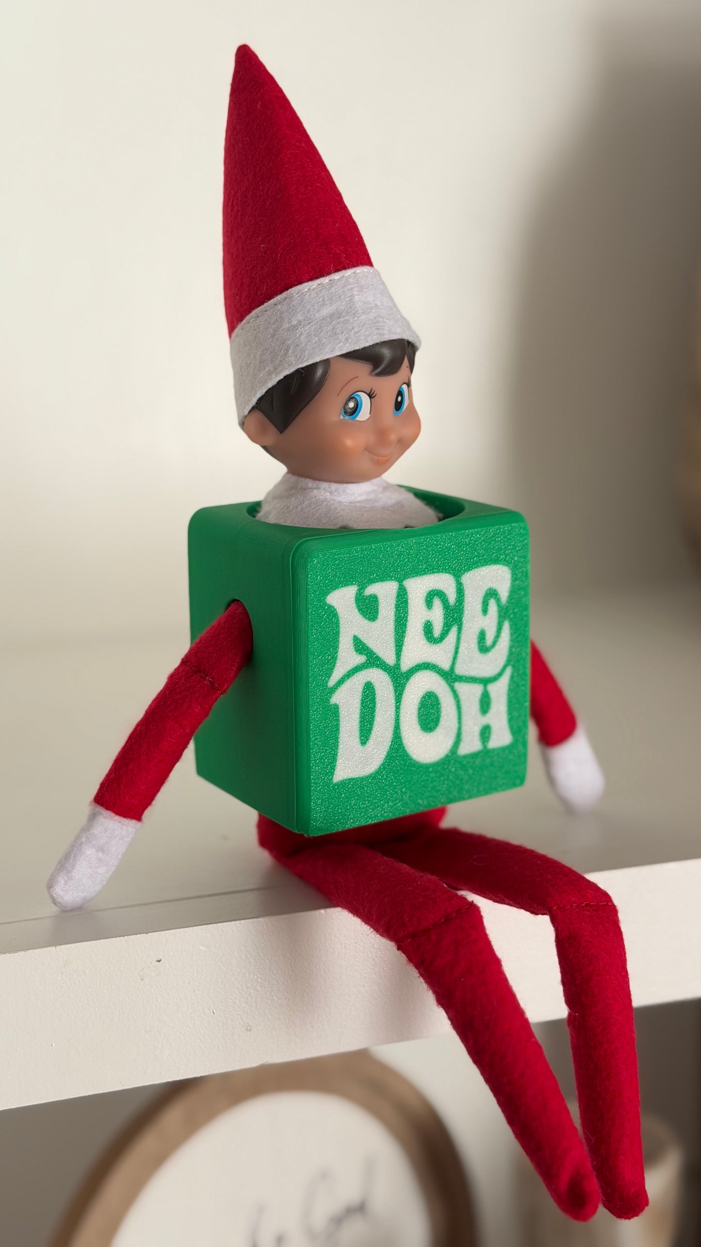NeeDoh Cube Costume for Elf on the Shelf