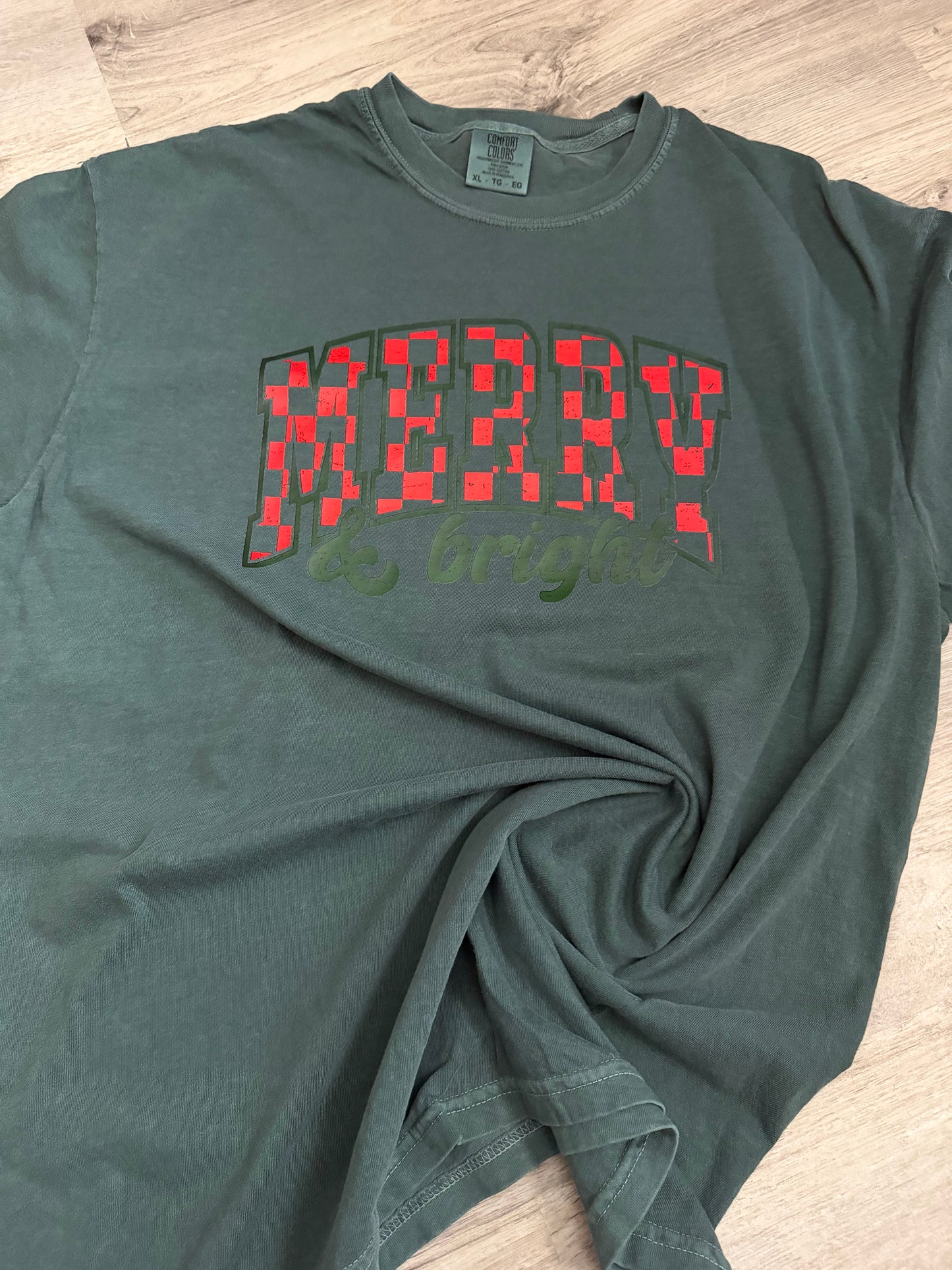 Merry & Bright Comfort Colors Shirt
