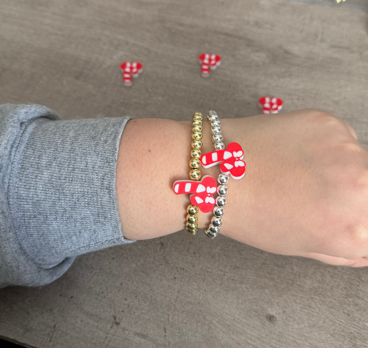 Minnie Candy Cane Exclusive Bracelet
