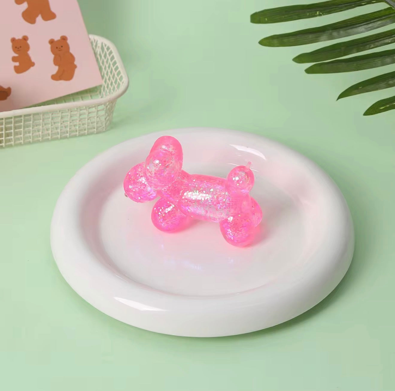 Glitter Balloon Dog Squishy