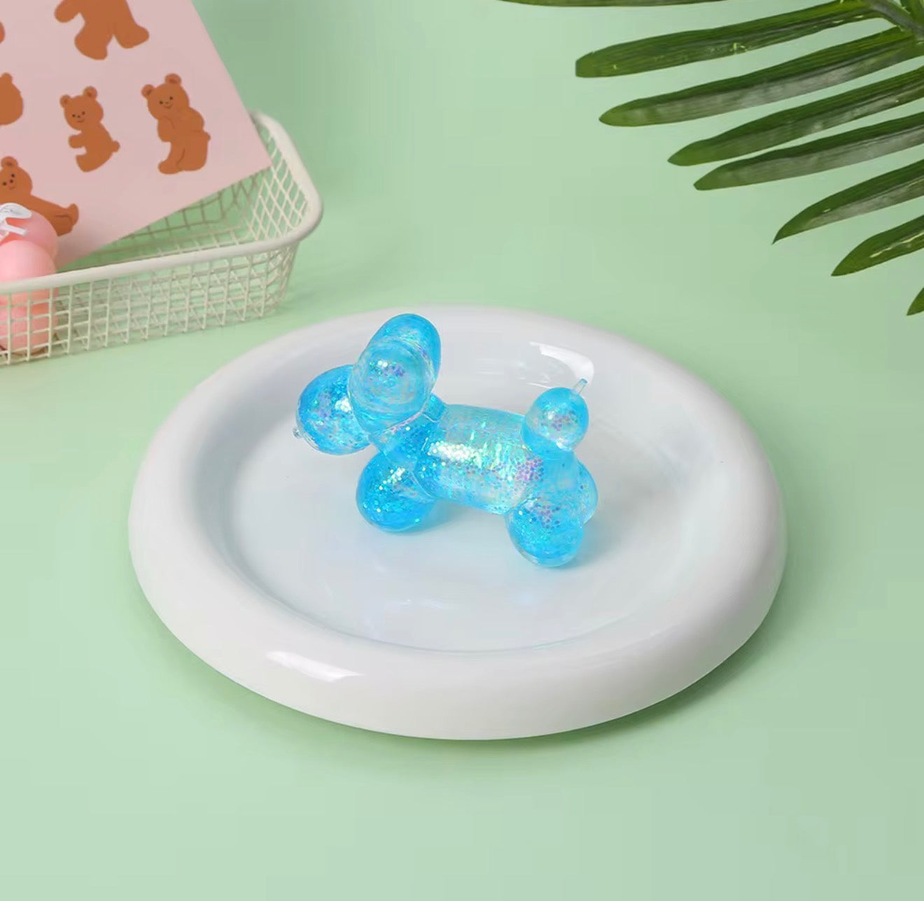 Glitter Balloon Dog Squishy