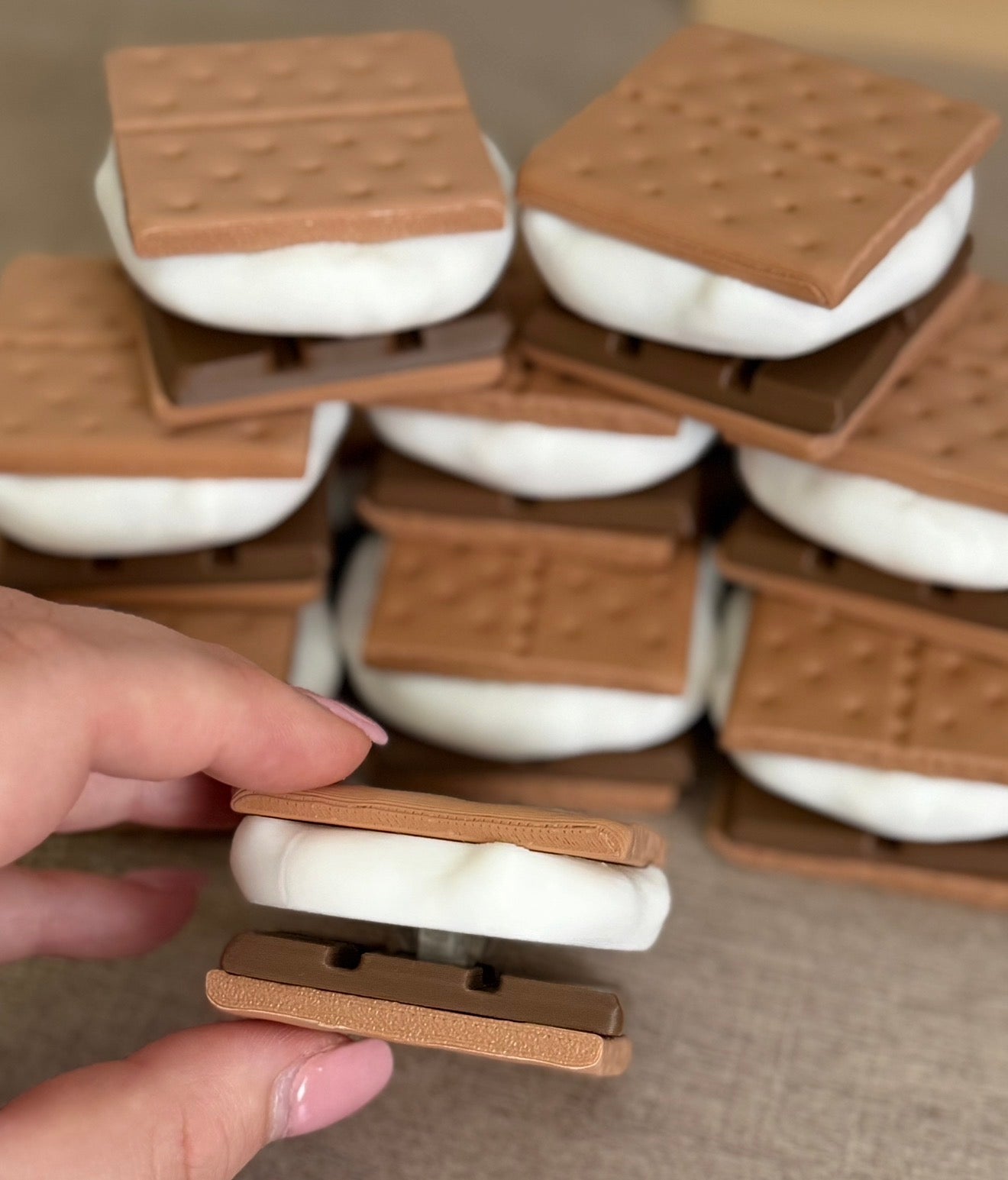 S’mores Fidget Clickers
