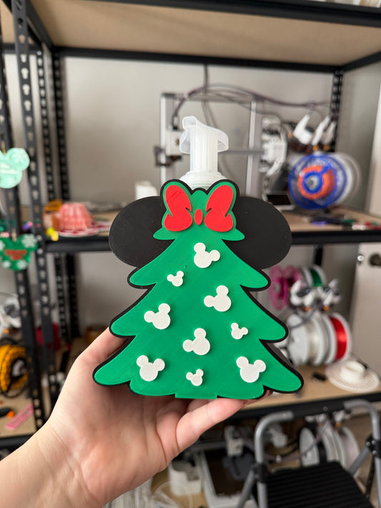 Mickey Christmas Tree Soap Holder