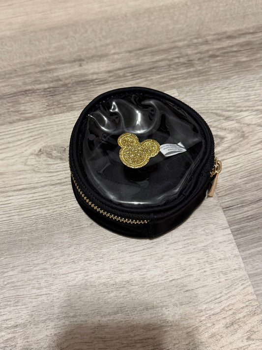 Gold Mickey + Black Bag