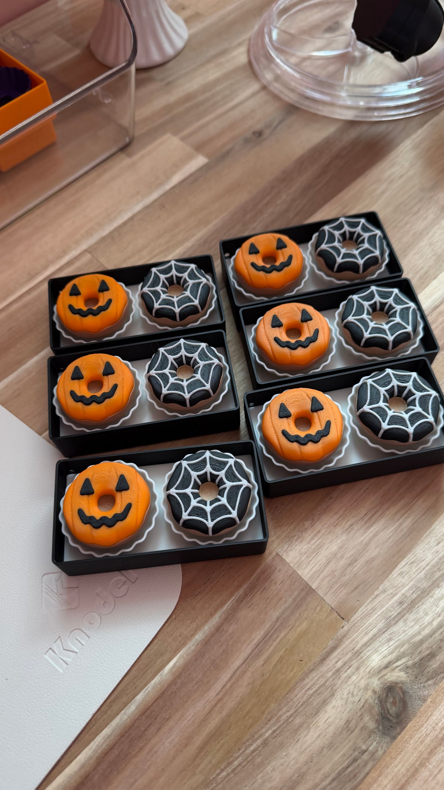 Spooky Sweet Donut Fidget Clickers