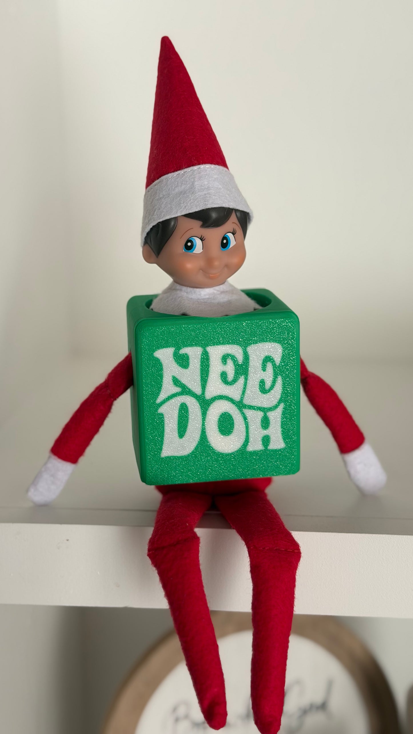 NeeDoh Cube Costume for Elf on the Shelf