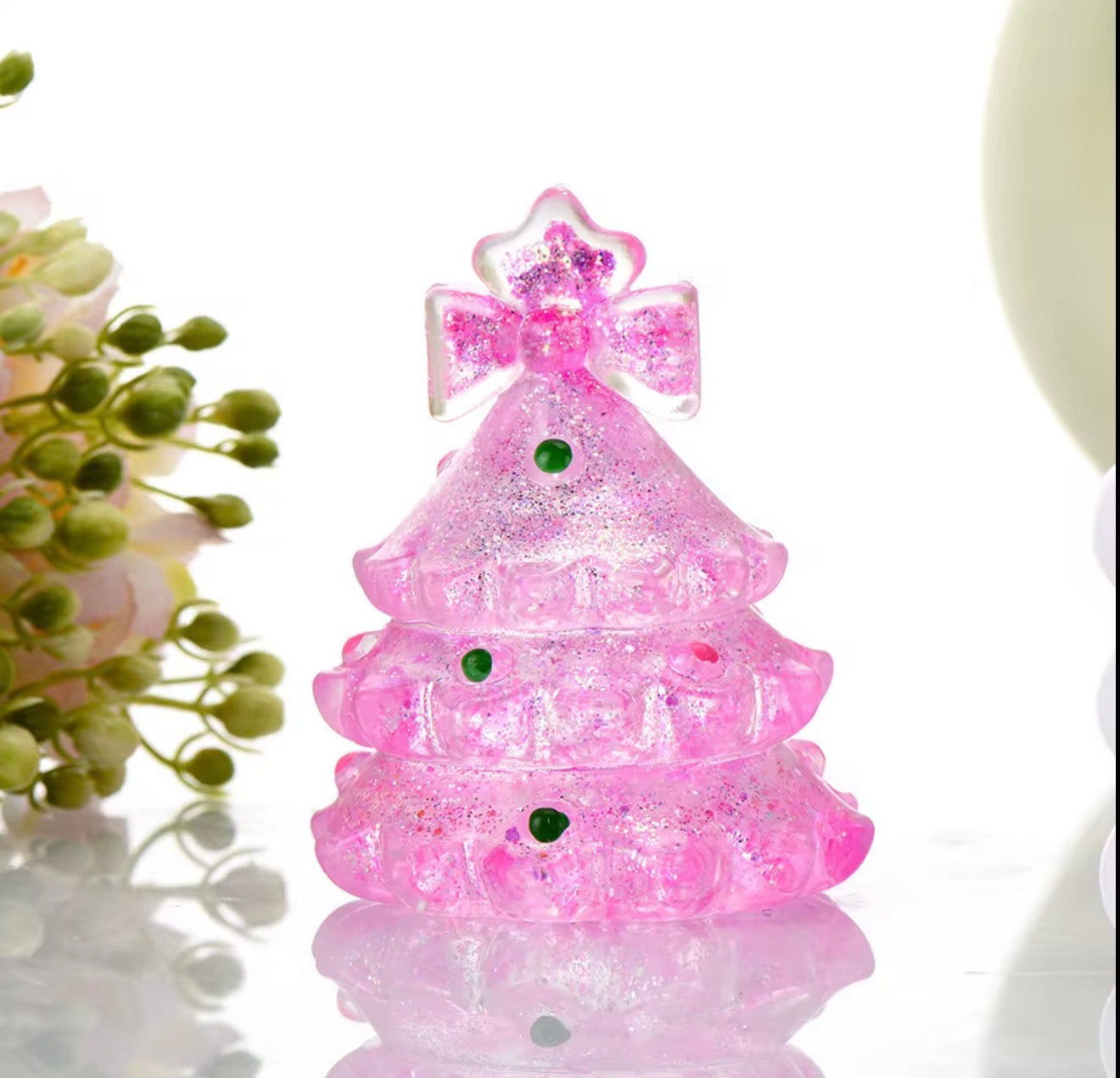Christmas Tree Glitter Squishy