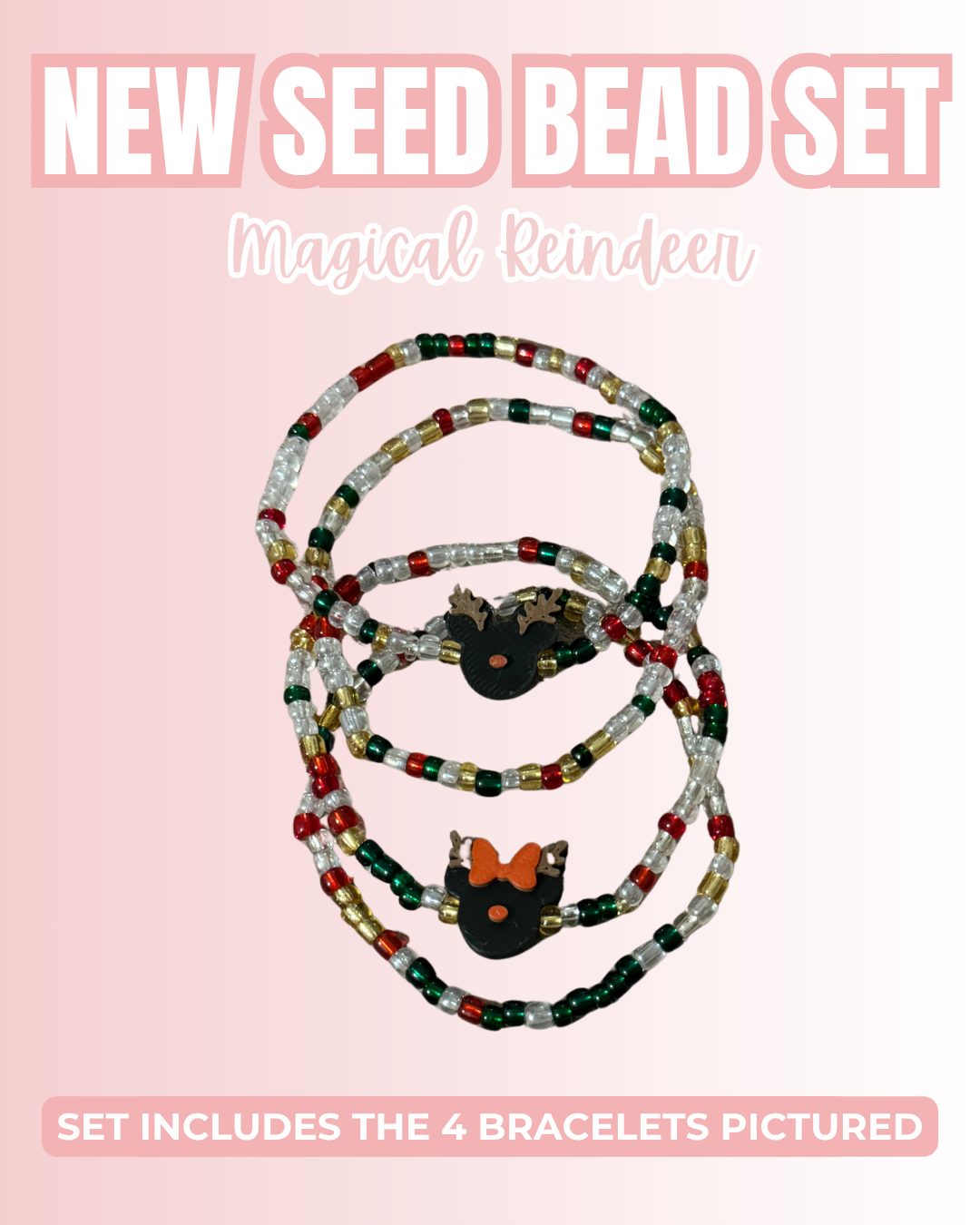 Magical Reindeer Seed Bead Set