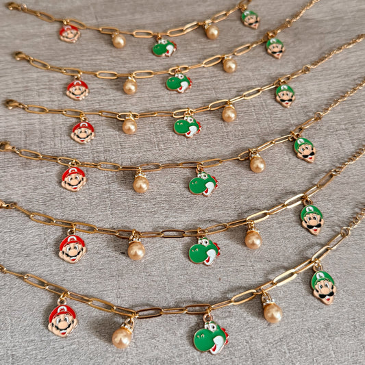 Mario Charm Bracelet