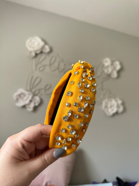 Yellow Jewel Headband