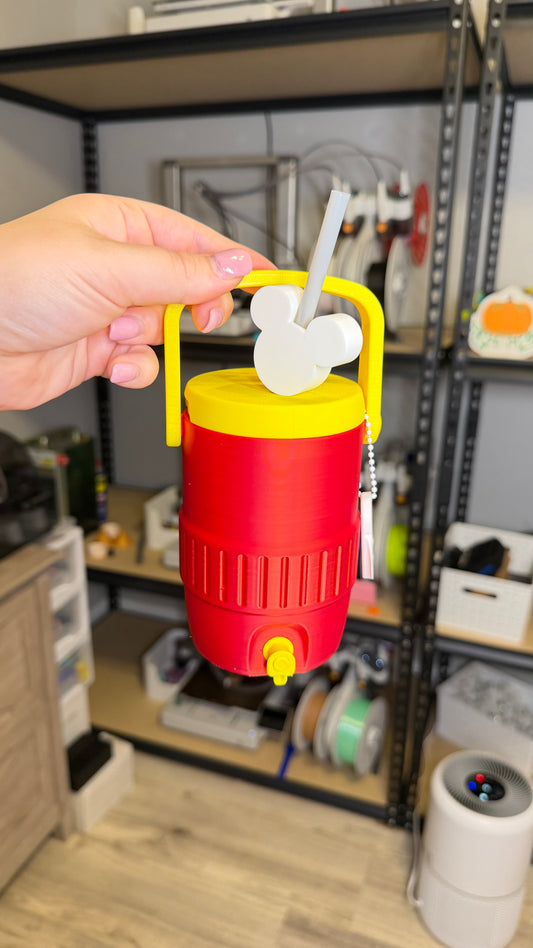 Red and Yellow Can Holder Set
