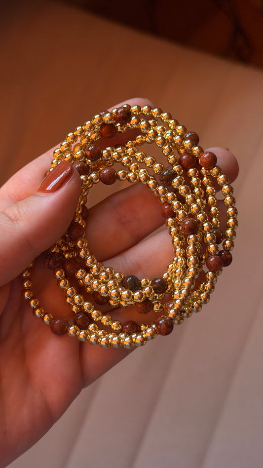 Dainty Fall Shimmer Bracelet