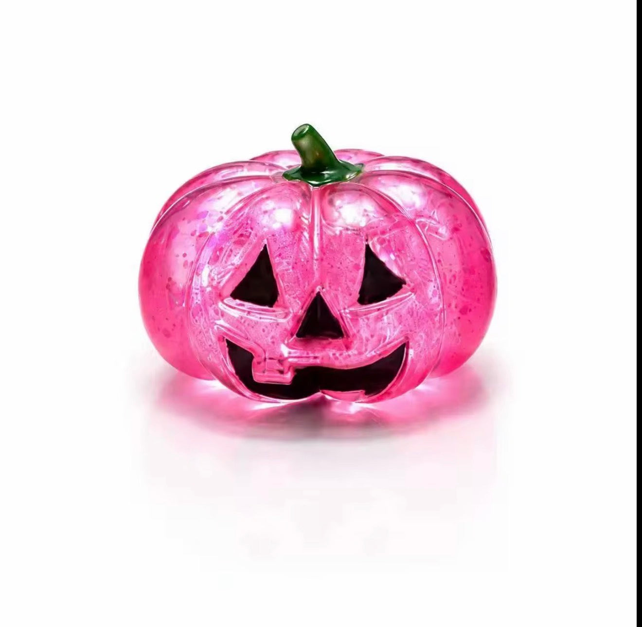 Glitter Pumpkin Squishy Toy