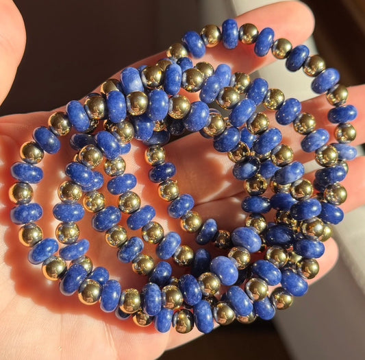 Dark Blue Stone Bracelet