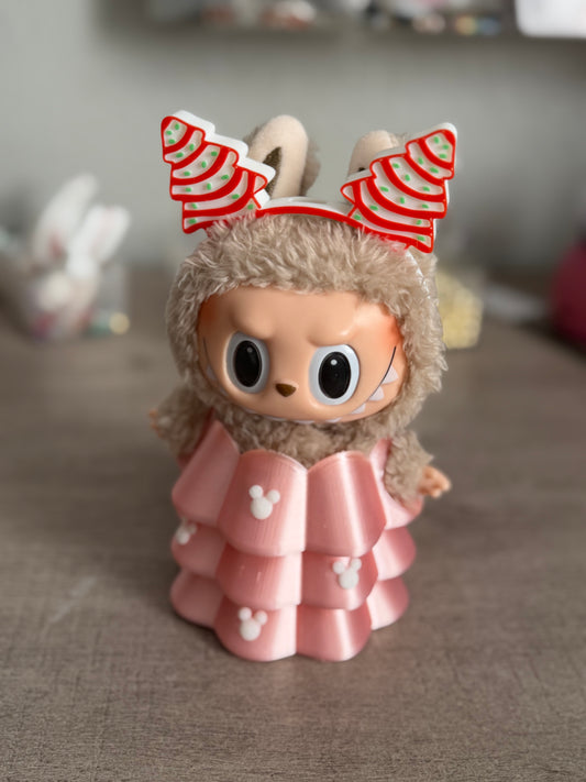 Labubu Christmas Tree Cake Ears