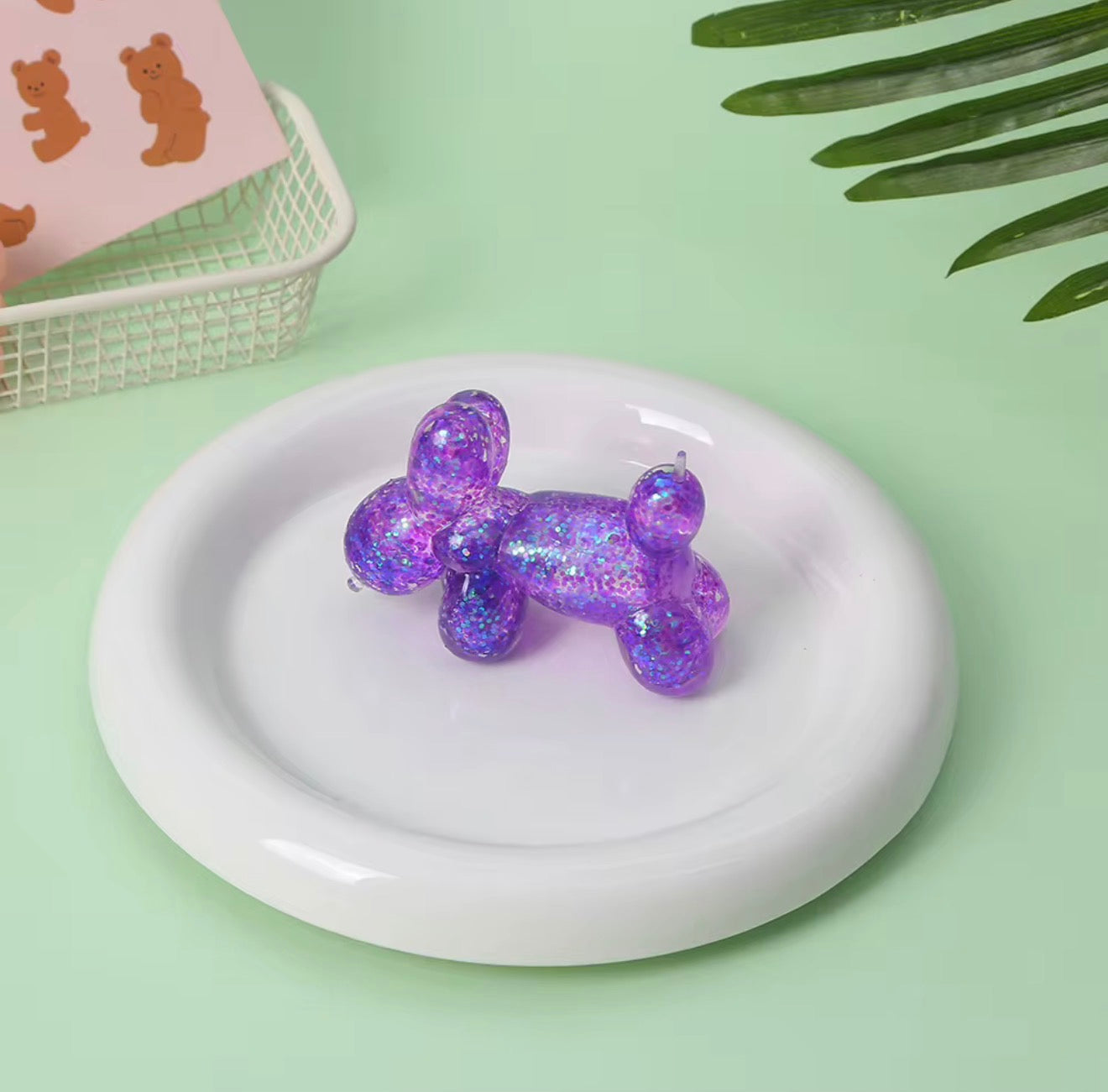 Glitter Balloon Dog Squishy