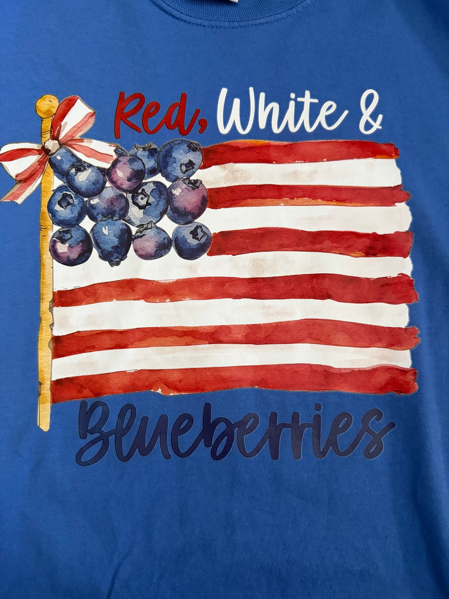 Red, White & Blueberries Comfort Colors Shirt