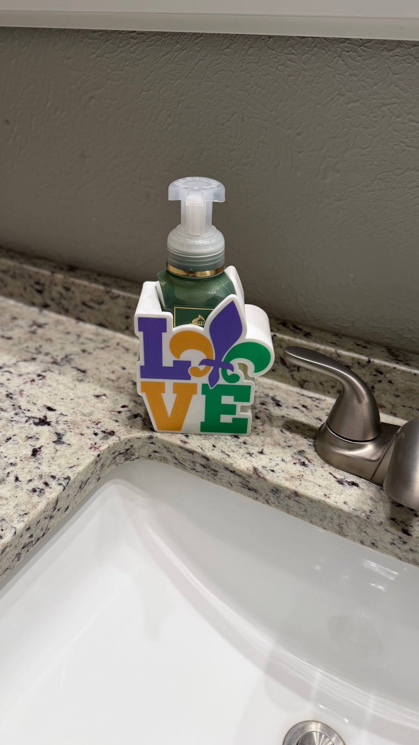 Mardi Gras Fleur-de-lis Soap Holder