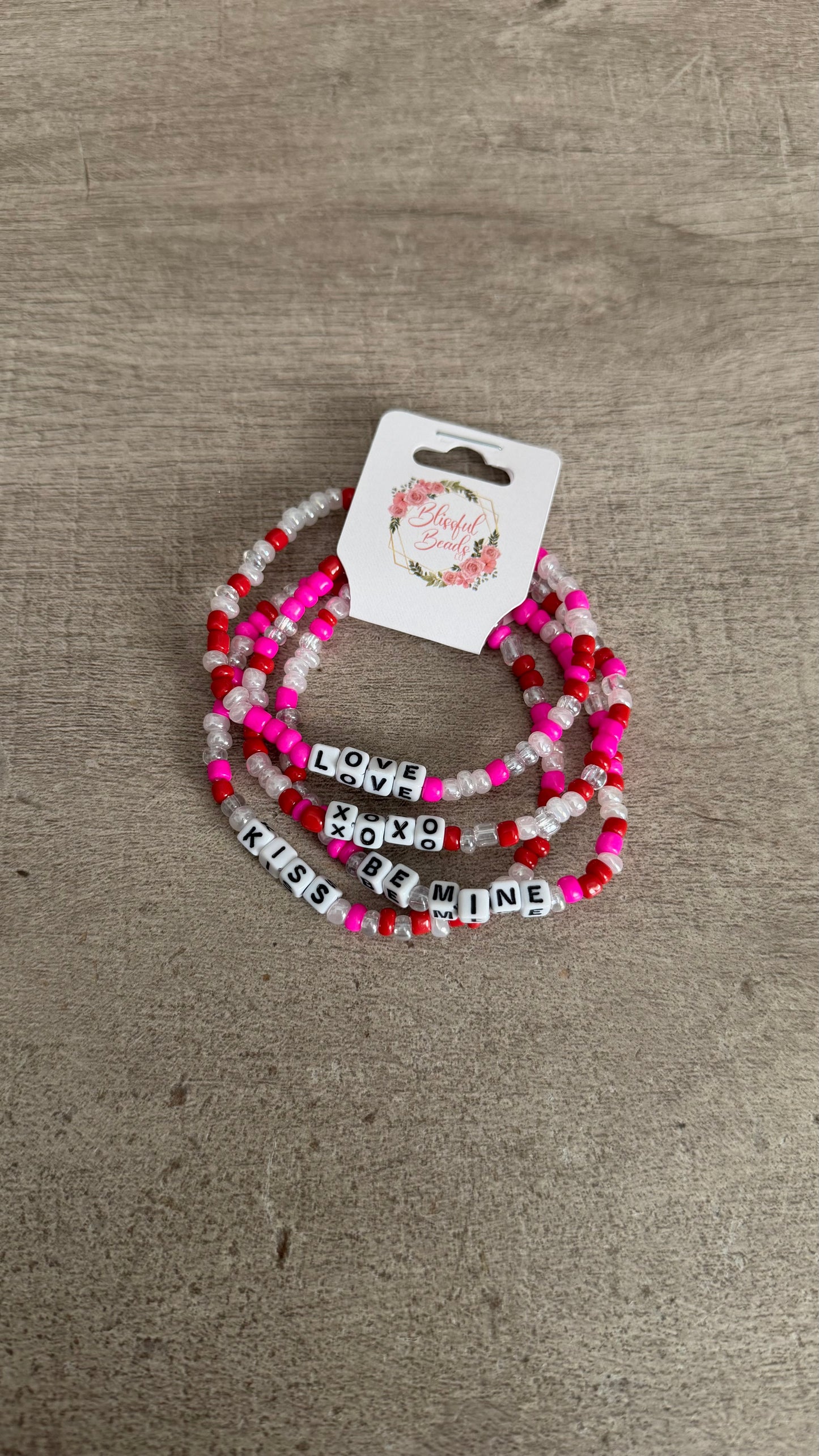 Valentines Day Seed Bead Set