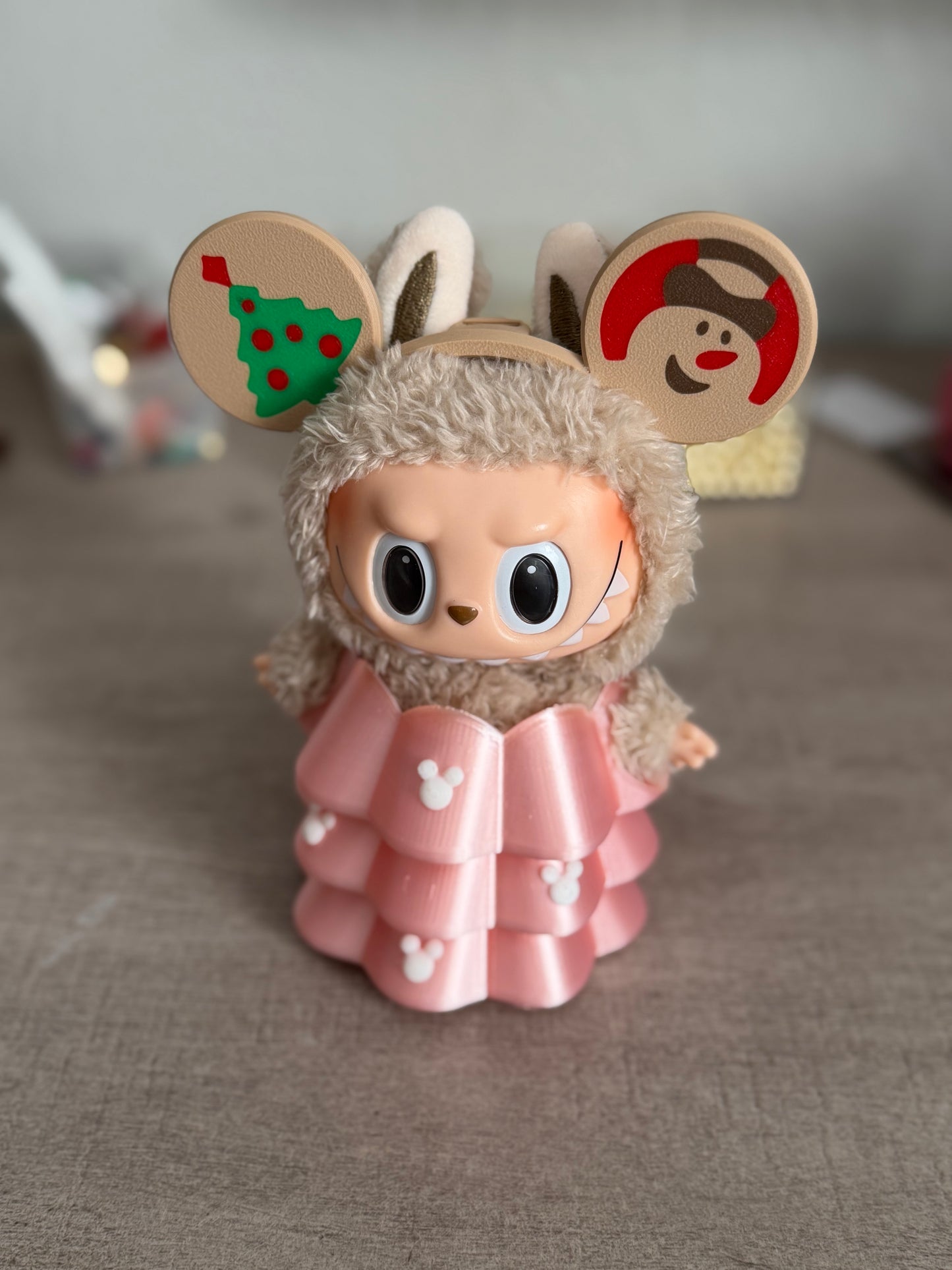 Labubu Christmas Sugar Cookie Ears