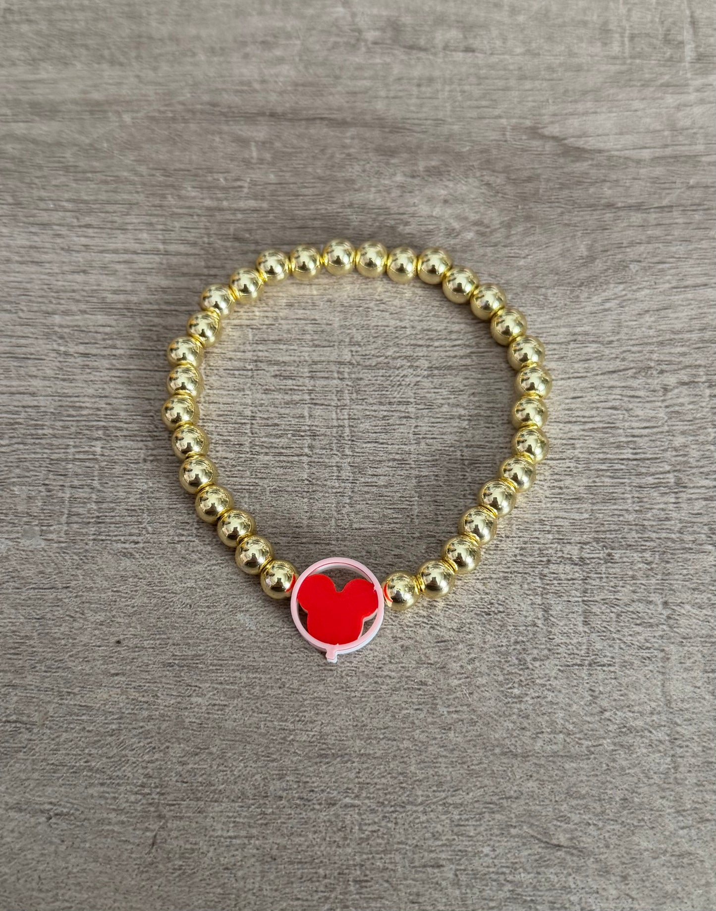 Red Mickey Balloon Bracelet