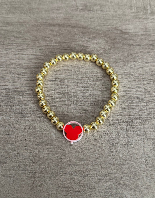 Red Mickey Balloon Bracelet