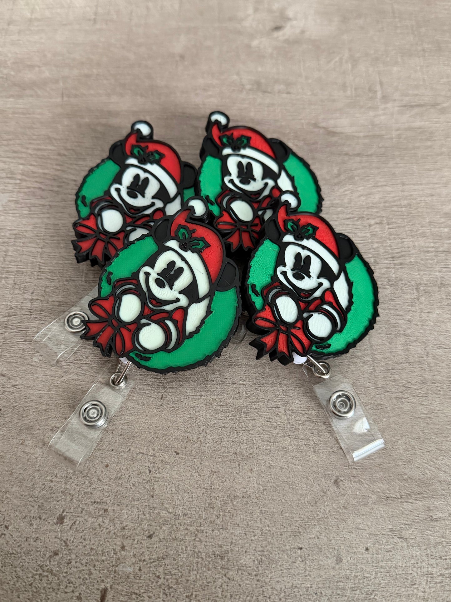 Mickey Wreath Badge Reels