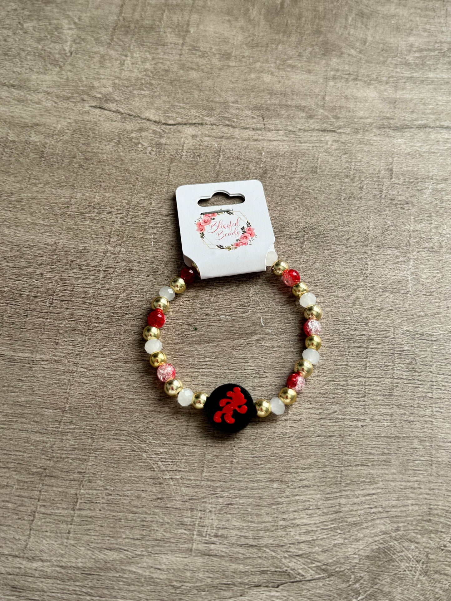 Red RunDisney Bracelet