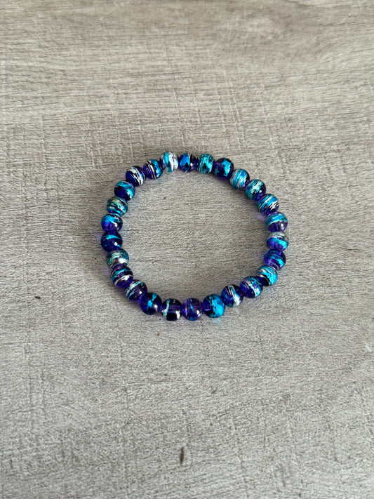 Blue Brushed Bracelet