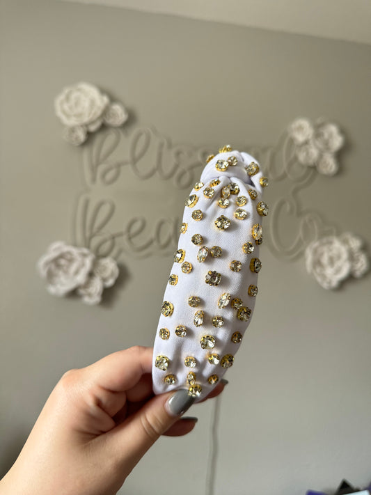 White Jewel Headband
