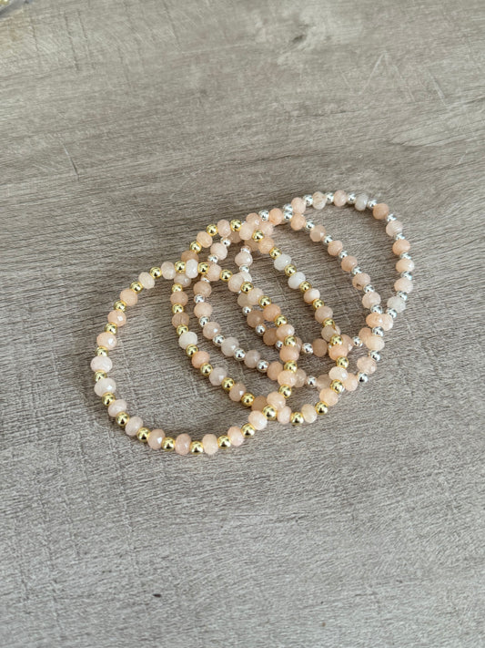 Tan Stone Bracelet