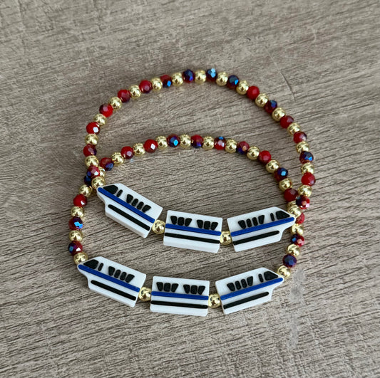 Blue Monorail Magic Bracelet