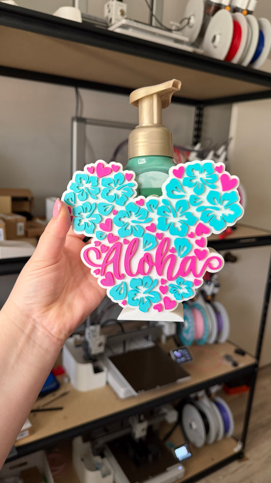 "Aloha" Tropical Mouse Soap Holder