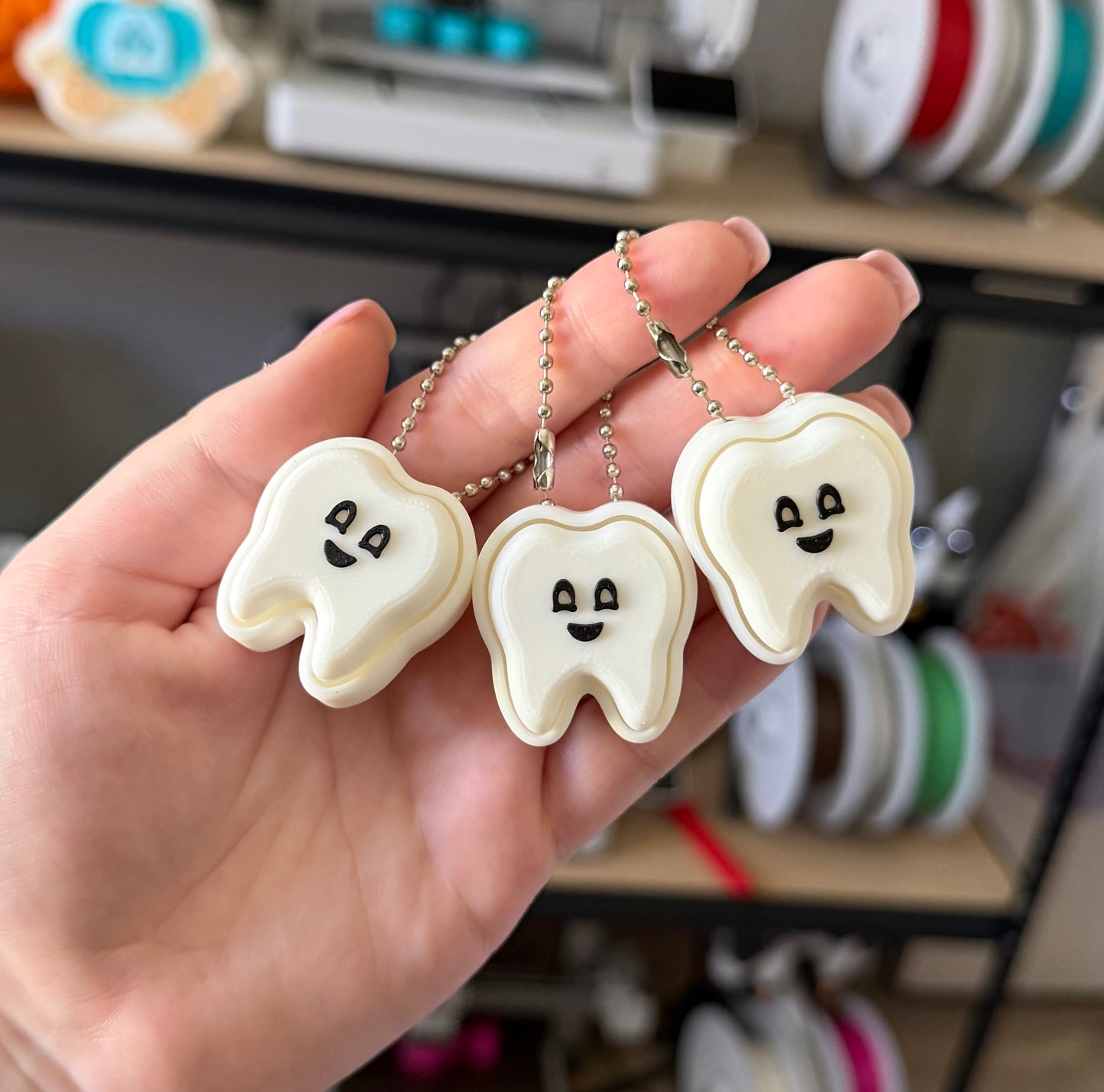 Happy Tooth Fidget Clicker