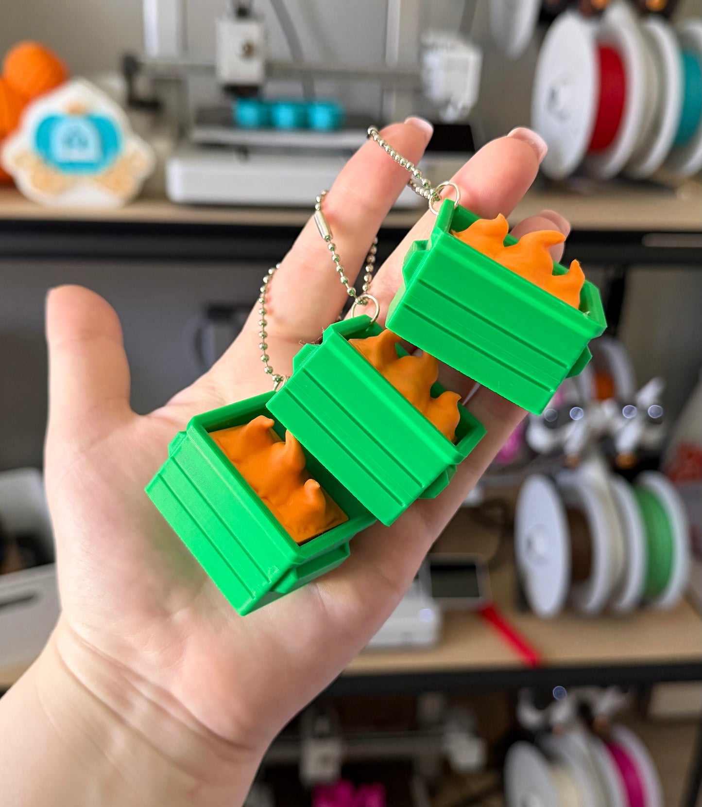 Dumpster Fire Fidget Clicker