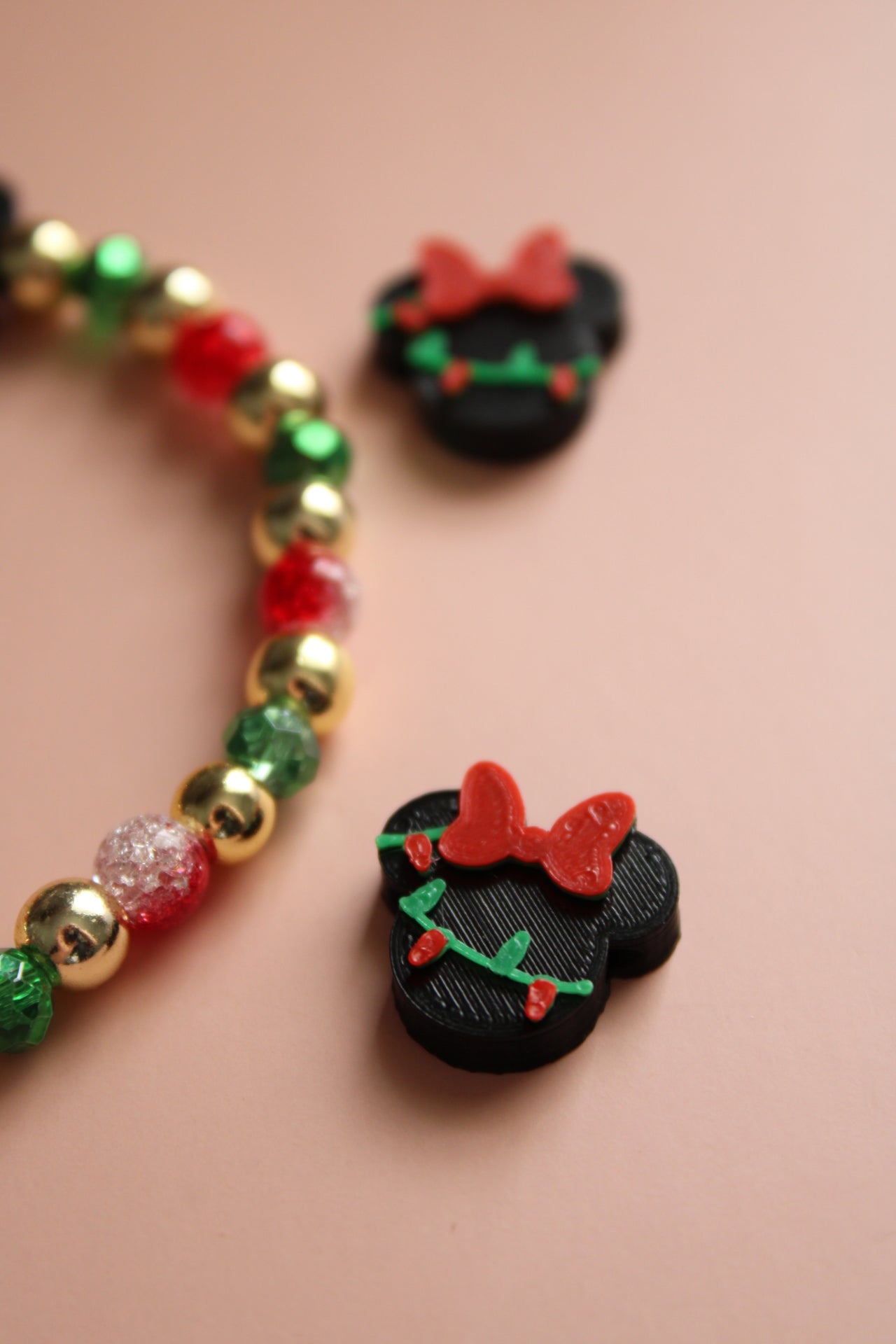 Mickey/Minnie Christmas Lights Bracelet