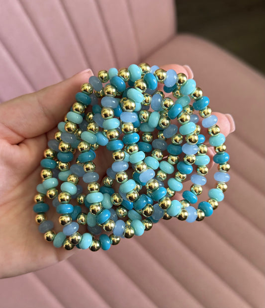 Ocean Breeze Beaded Bracelet