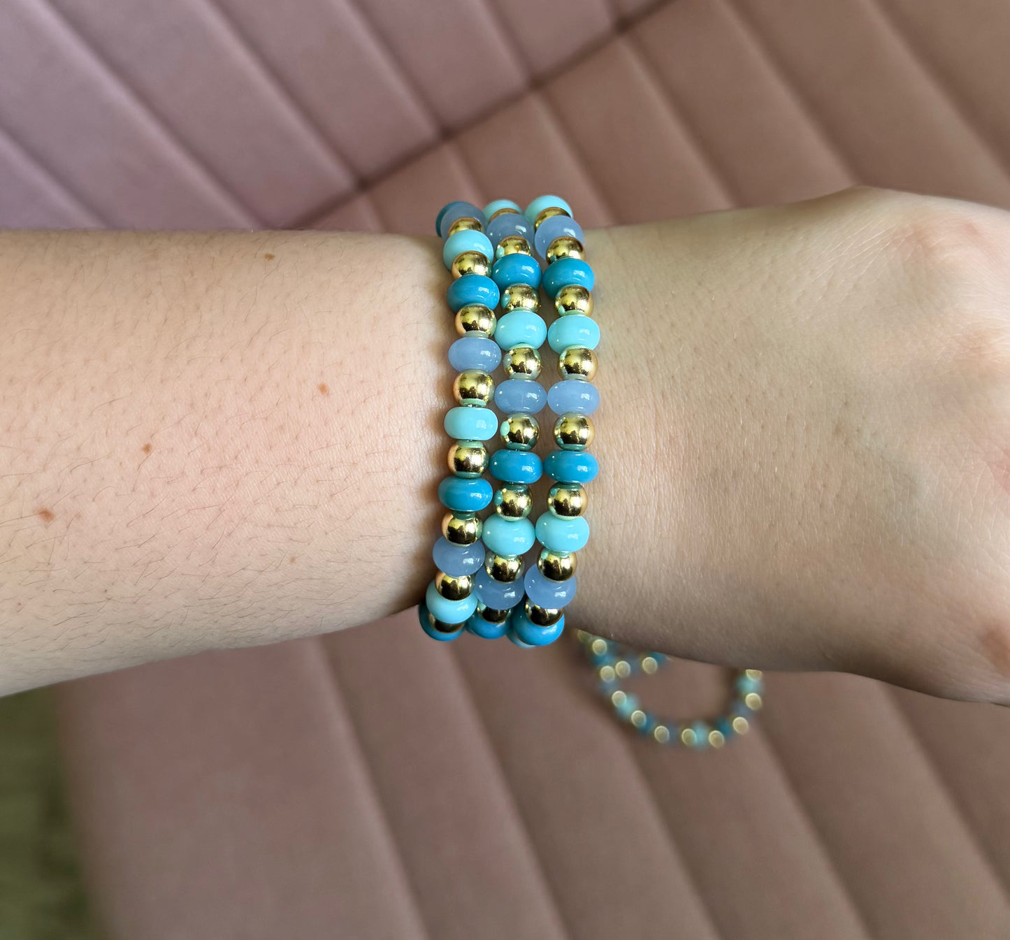 Ocean Breeze Beaded Bracelet