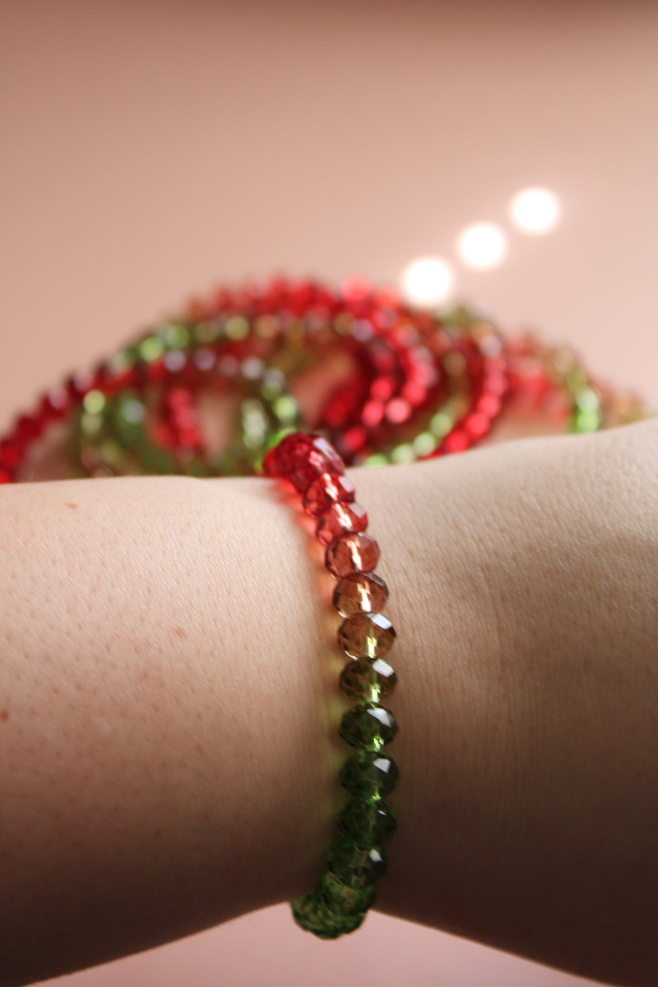 Christmas Ombre Bracelet