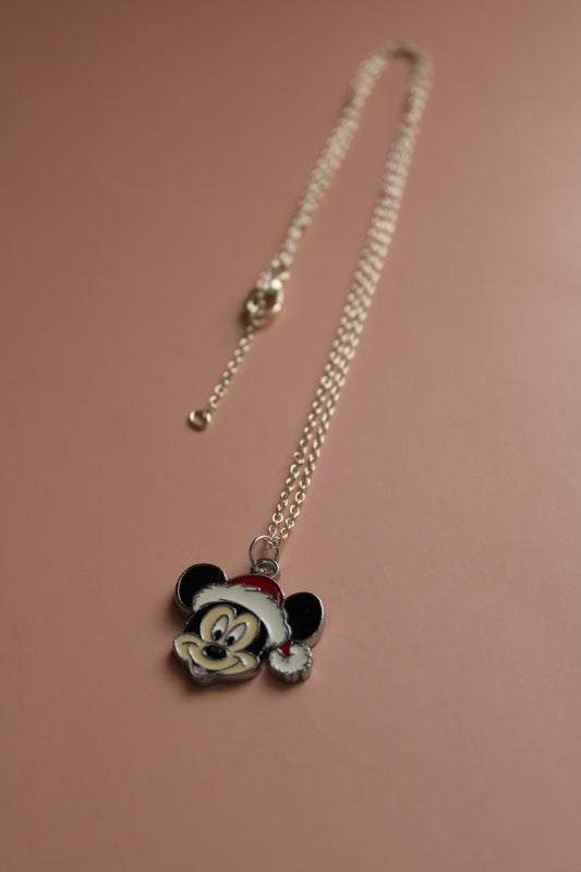 Mickey Santa Necklace