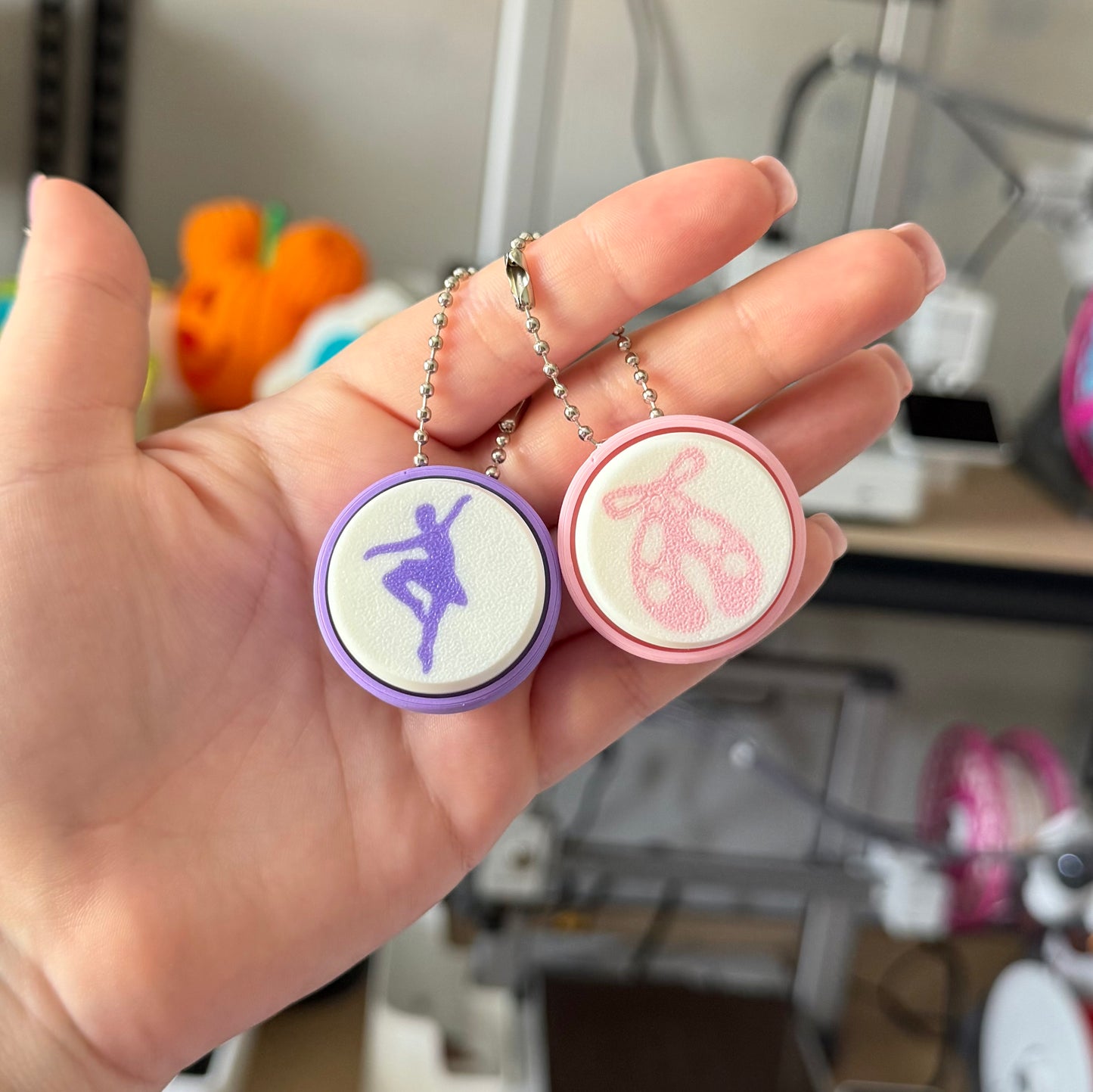 Ballerina & Pointe Shoe Fidget Clicker